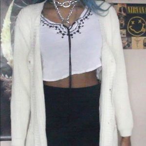 Thick button up cardigan